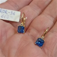 Orecchini Vidali Gioielli Donna in Oro giallo Zircone OROR-34 - OROR-34